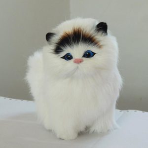 Peluche chat réaliste qui miaule